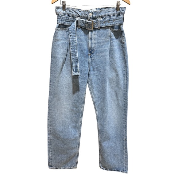 AGOLDE Reworked 90’S Ultra High Rise Belted Jean - Picture 2 of 10